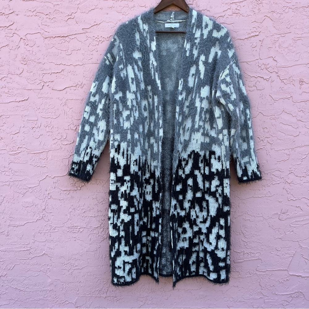New Directions Sweater Coat Long Size L